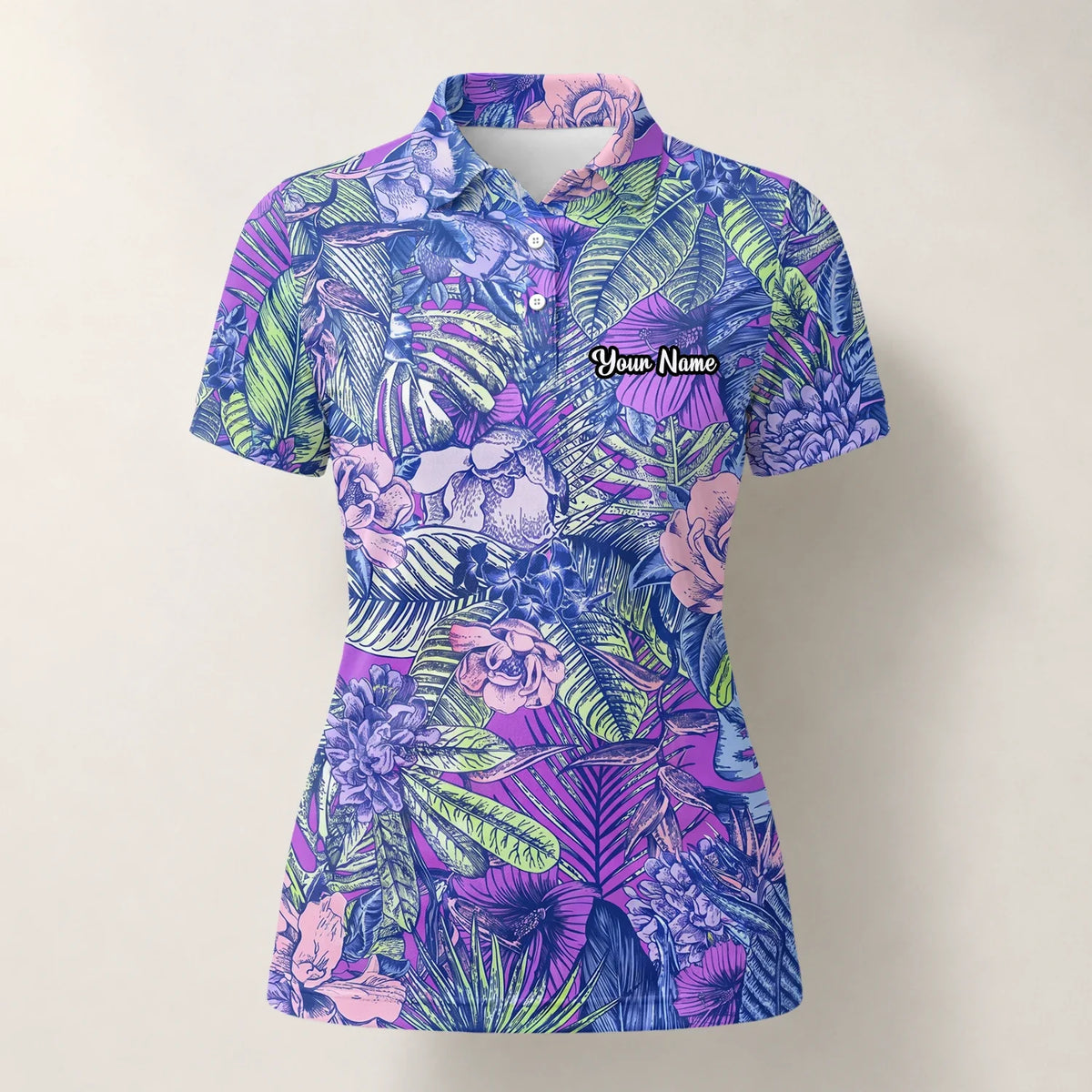 TRÓPICO | POLO ESTAMPADO FLORAL