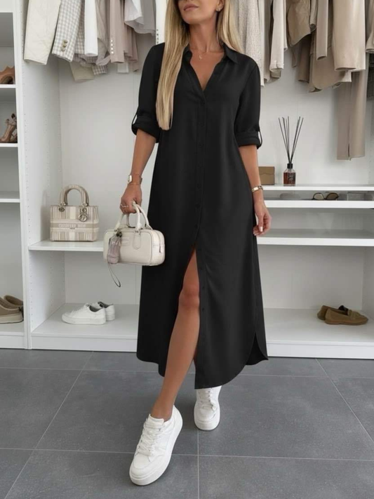 ELISA | VESTIDO CAMISERO OVERSIZED