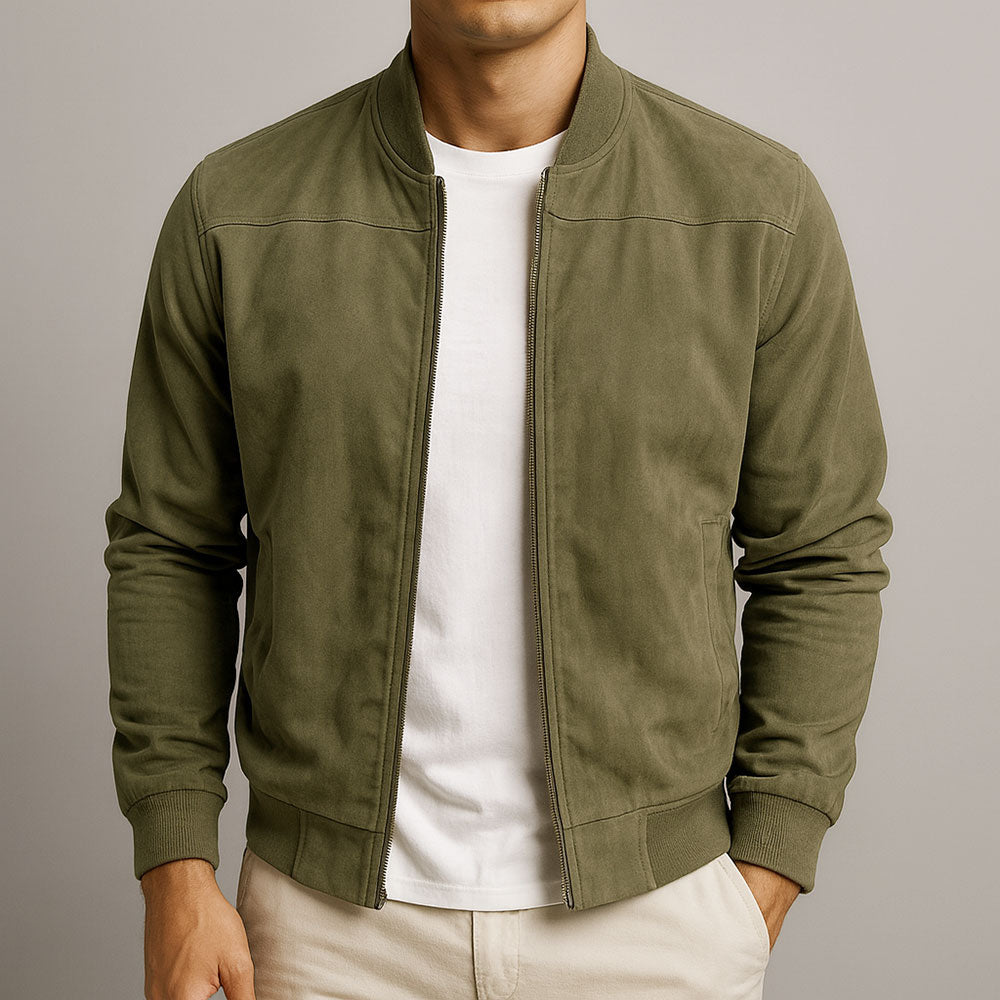 BREGO | CHAQUETA DE ANTE PARA HOMBRE