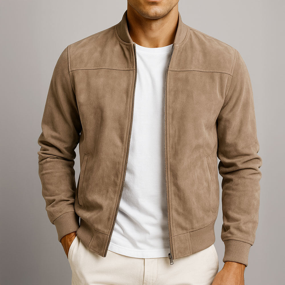 BREGO | CHAQUETA DE ANTE PARA HOMBRE