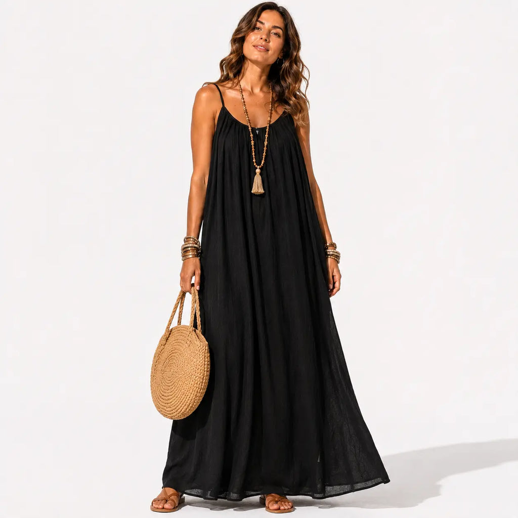 Carolin | Robe longue décolletée