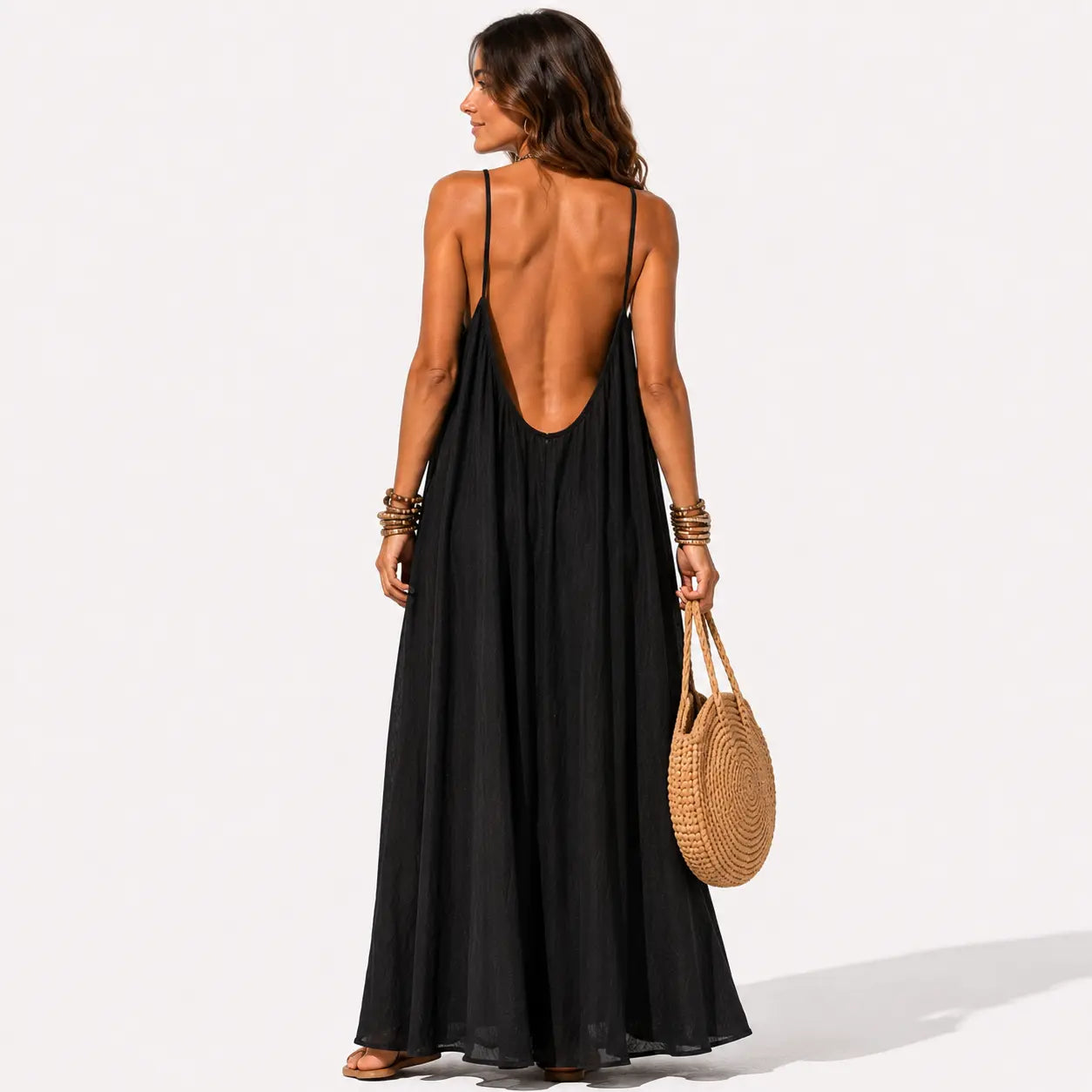 Carolin | Robe longue décolletée