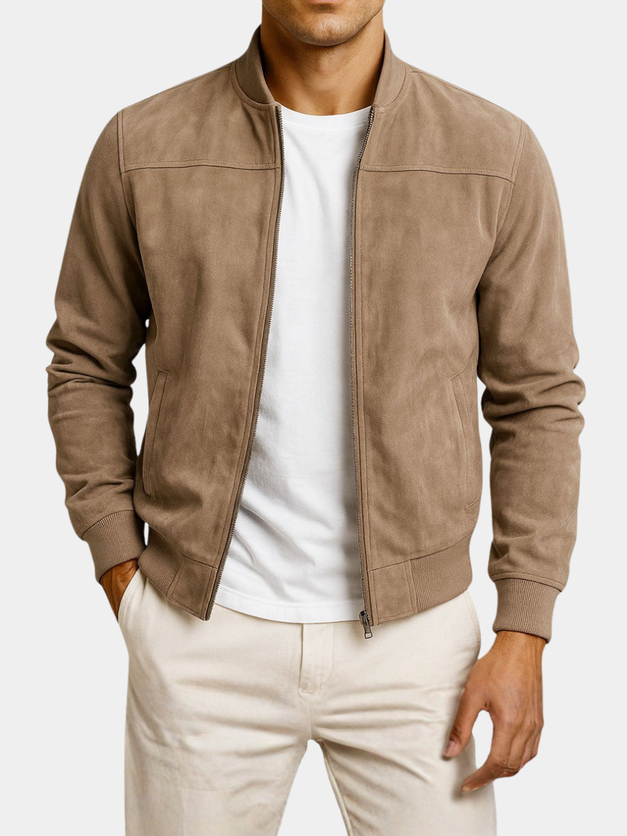 BREGO | CHAQUETA DE ANTE PARA HOMBRE