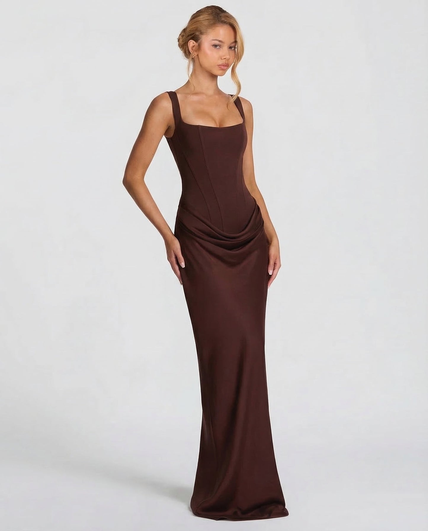 SOFÍA | VESTIDO MAXI RELOJ DE ARENA