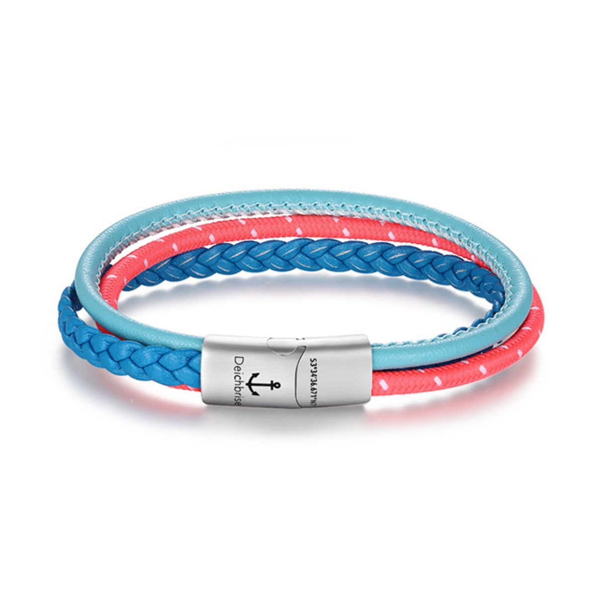 BRISA | PULSERA DE CUERO Y CABO MARINERO