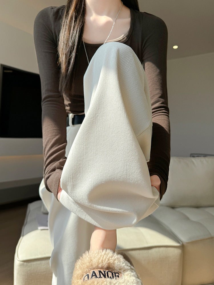 DANIELA | PANTALONES DE CORTE ANCHO PARA MUJER.