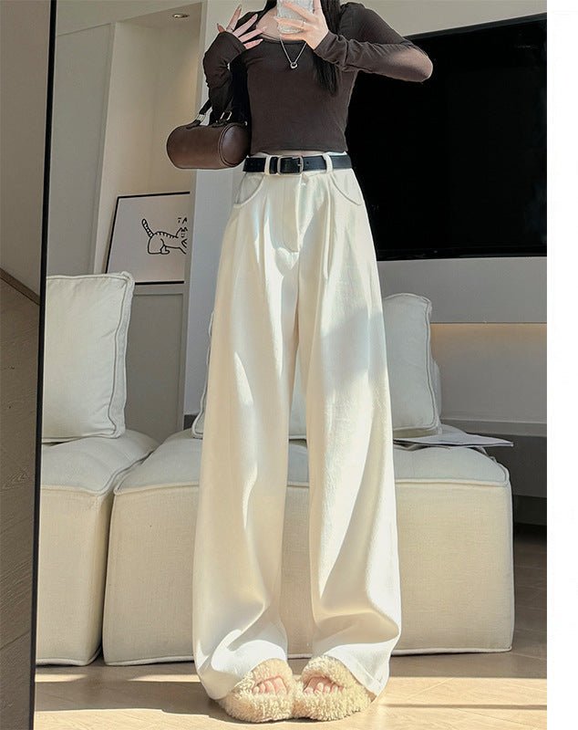 DANIELA | PANTALONES DE CORTE ANCHO PARA MUJER.