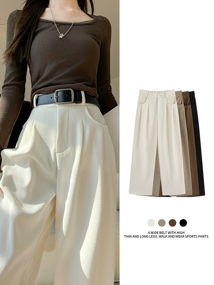 DANIELA | PANTALONES DE CORTE ANCHO PARA MUJER.
