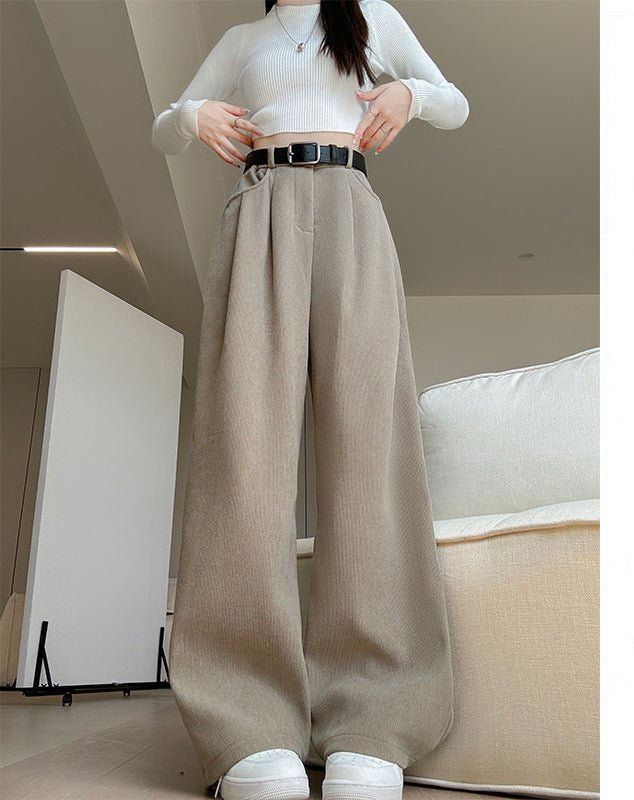 DANIELA | PANTALONES DE CORTE ANCHO PARA MUJER.
